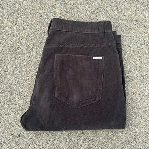 Calvin Klein brown corduroy pants